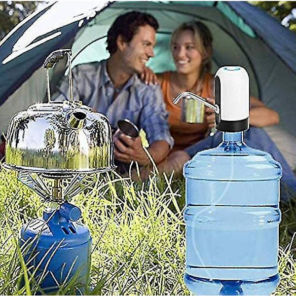 Water Pump Dispenser, Automatic Drinking Water Bottle Pump white