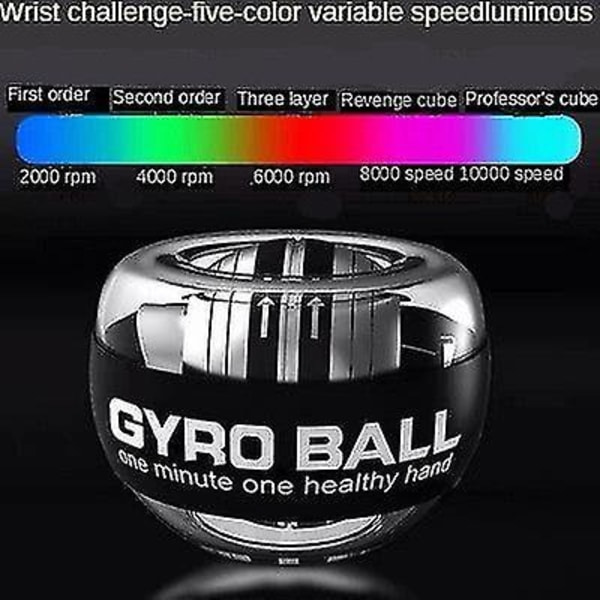 Håndledsbold Selvstartende Gyroskop Powerball Gyro Power Håndbold Musc 5-colour