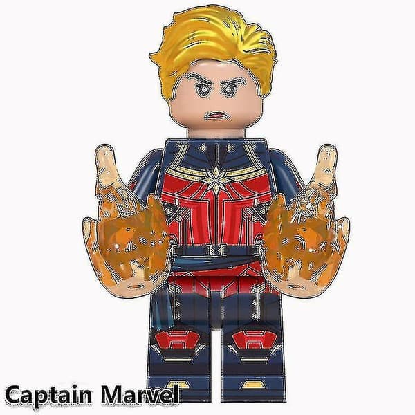 Iron#man/spide#rman Byggeklods Minifigur Puslespil Børn Samle Legetøj Børnegave