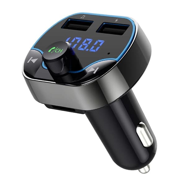 Bluetooth 5.0 Car Fm Transmitter, Wireless Audio Transmitter Car Charger