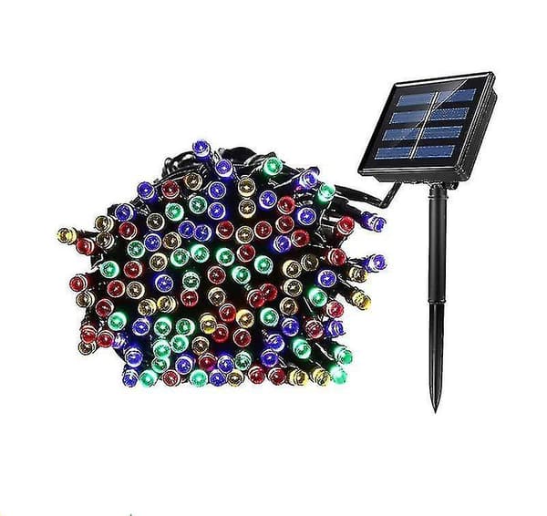 Vandtæt LED Solar Lysstreng blue