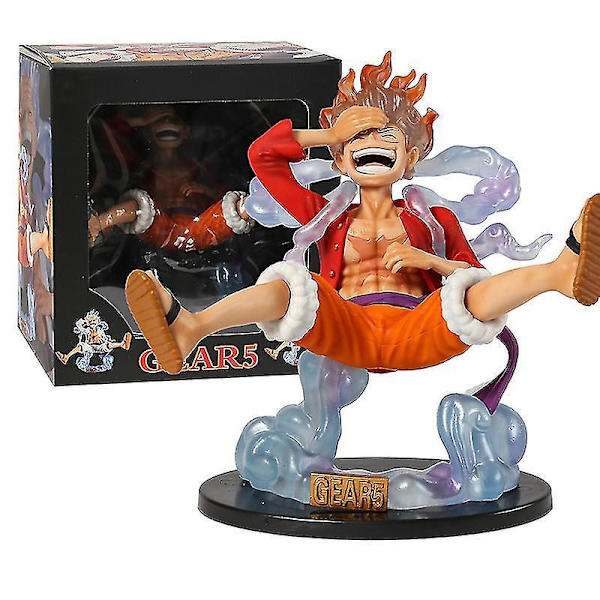 One Piece Femte Gear 5 Solgud Luffy Nika Samlerfigur Model Dukke Dekoration Legetøj red box