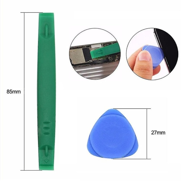 1 Set 3.8 4.5 2mm Screwdriver Bit Screw Driver Gamebit With Handle Set B