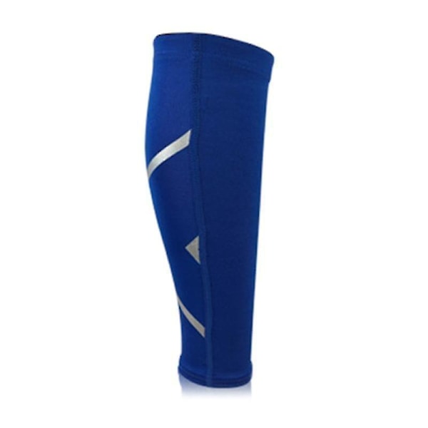 Sport Compression Calf Sleeves Leg Sock Runners Shin Splint Varicose Vein Calfs Pain Relief Guards Running Blue L