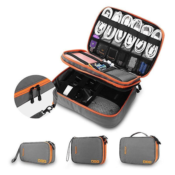 Multi-function Travel Digital Storage Bag Mobile Power Headset U Disk Data Cable Storage Bag Cable Bag Usb Gadget Organizer