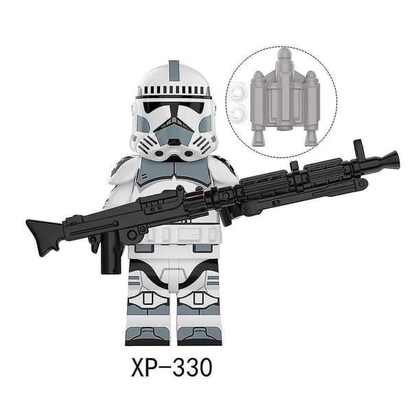 8 stk. Star Wars Serie Storm Clone Corps Guards Puslespil Byggeklods Legetøj