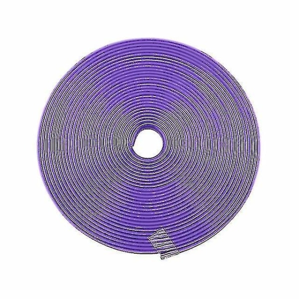 8m Bil Klistremerker Felgbeskytter Hjul Kant Beskyttere Hjulbeskytter Purple