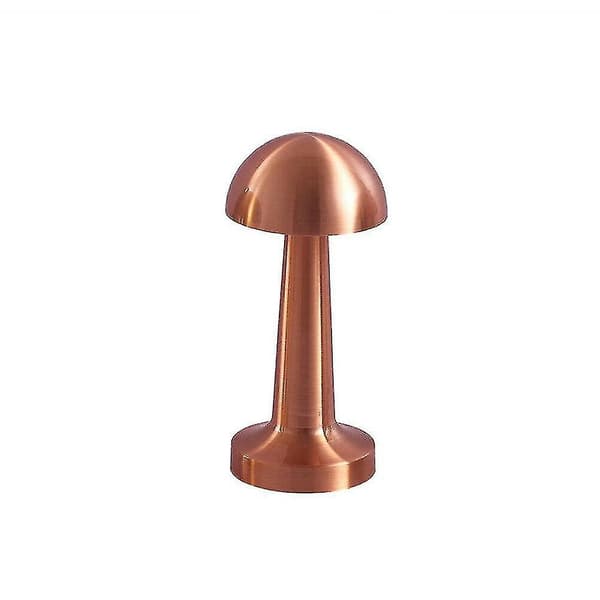 Rechargeable Led Table Lamp Touch Sensor Desk Light Bedroom Restaurant Bar Decor Bronze Dumbbell