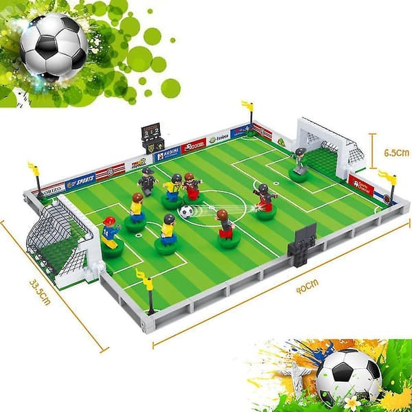 Modelbyggesæt Byfodbold 3D-klodser Pædagogisk modellegetøj til børn