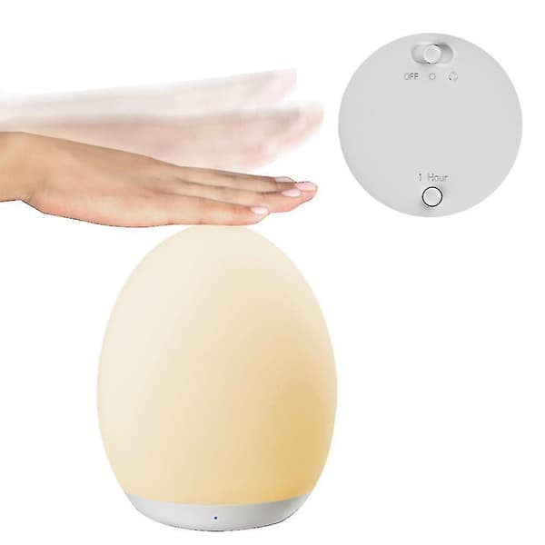 Led Baby Night Light, Usb Rechargeable Bedside Table Lamp, Touch 7 Color Rgb Gradient*stb