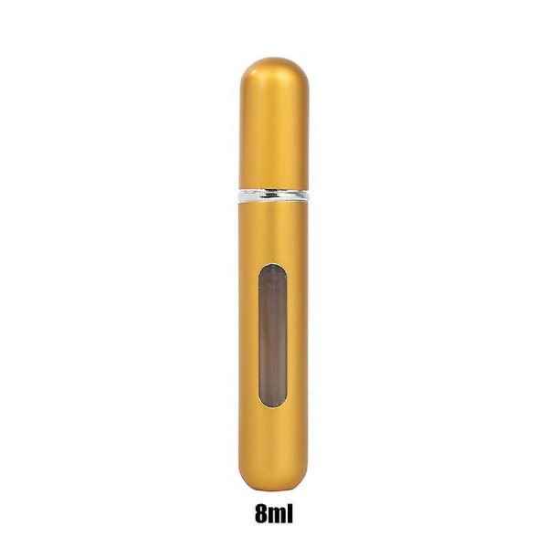8ml Portable Mini Refillable Perfume Bottle With Spray 8ml orange