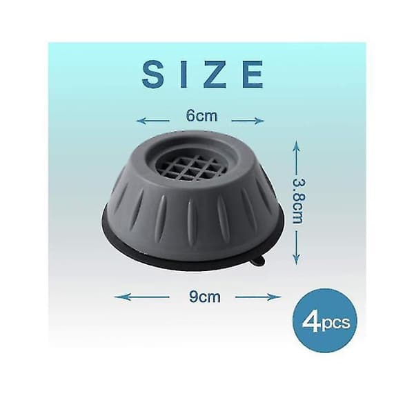 4 pack washing machine non-slip feet pad vibration damper rubber foot pad