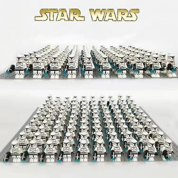 100pcs Star Wars Clone Troopers Minifigures Kid Toys Gift