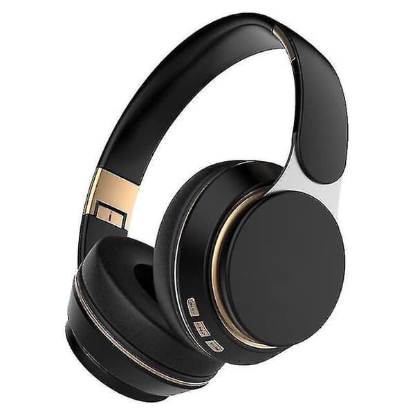 Trådløse Bluetooth hovedtelefoner Over Ear headset Stereo BLACK