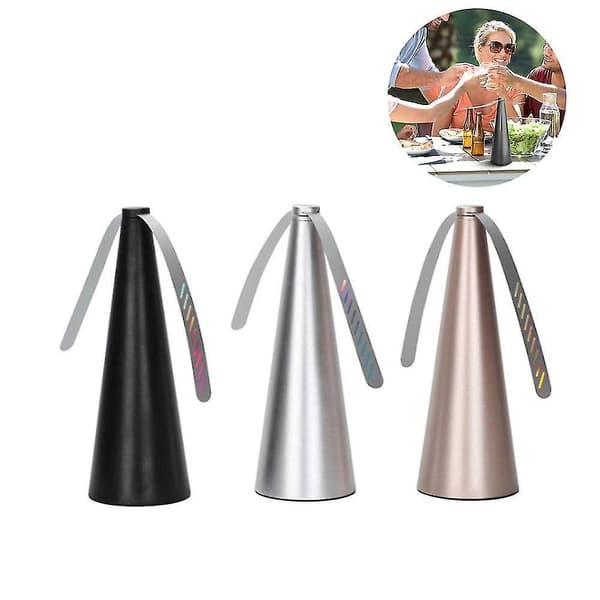 Husfluefælde Flueafvisende Ventilator Insektbekæmper Fly Away 3 Farver Silver