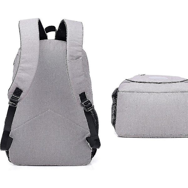 Student School Bag Usb Charging Travel Bag Computer Backpack blue