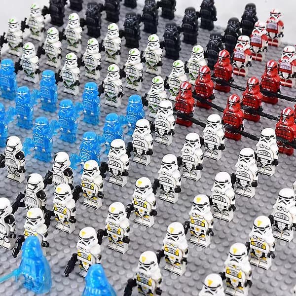 20 stk. Star Wars Træklods Clone Trooper Figurer 20 stk./sæt + bundplade XP-331