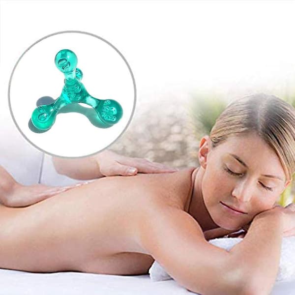 Triggerpunkt Massage Mini Massager 4 Hoved Massageværktøj Kropsmassager Green