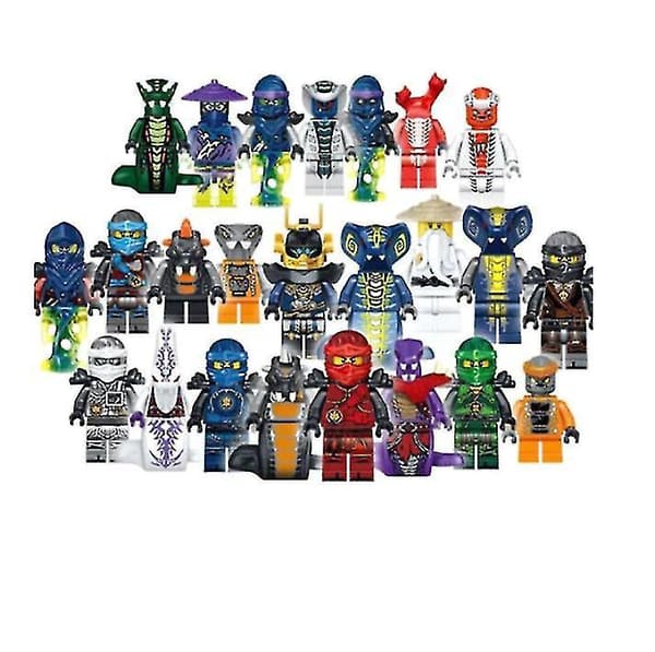 Ninjago Mini Rakennuspalikat Lelut, 24 kpl