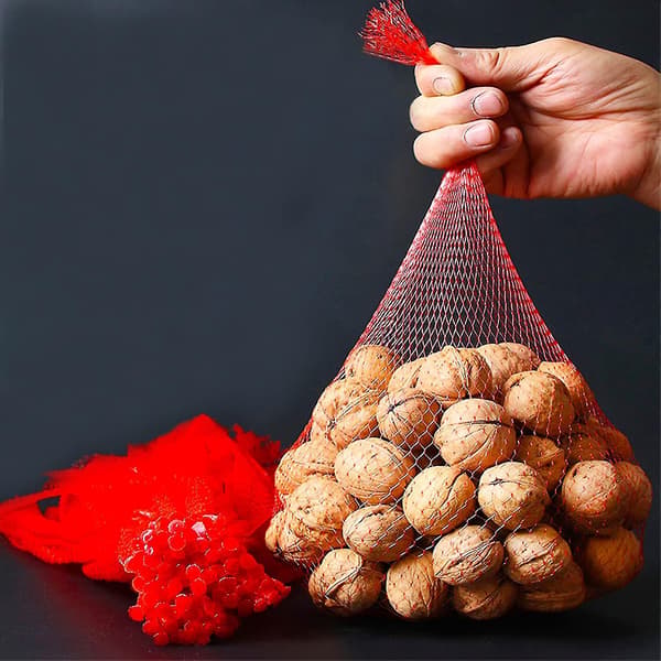 100pcs Egg Mesh Mesh Bag Plastic Packaging Supermarket Nylon Mesh Bag Weaving (without Buckle)