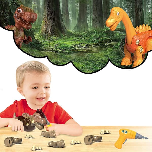 Take Apart Dinosaur Toys For Boys Building Toy Set Engineering Play Kit
