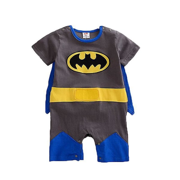 Infant Baby Boy Girl Superhero Romper Jumpsuit Toddler Costume Outfit Batman 3-6 Months