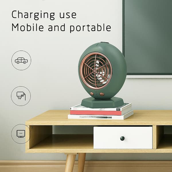 Mini Usb Charging Air Conditioning Fan Large Wind Air Circulation Fan Mini Fan