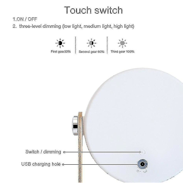 Lamps Retractable Bedroom Light Folding Led Desk Lamp