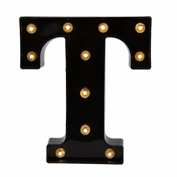 Led  Letter Lights New Design Light Up Black Letters For Events Wedding Party Birthday Home Bar Diy Decoration B091-361 T