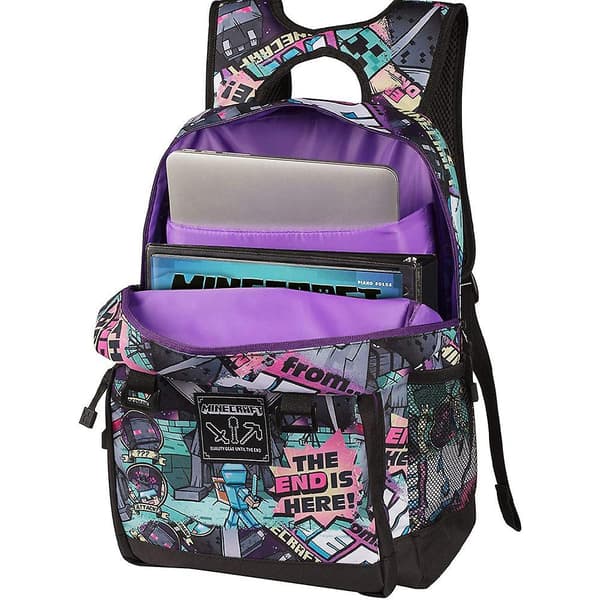 Minecraft schoolbag elementary school children's schoolbag backpack color3
