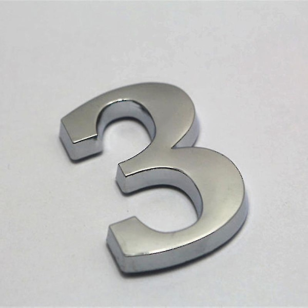 0-9 Mailbox Numbers 3d Self-adhesive Door House Numbers Stickers Street Address Numbers Mailbox Sign For Home Office Room 3
