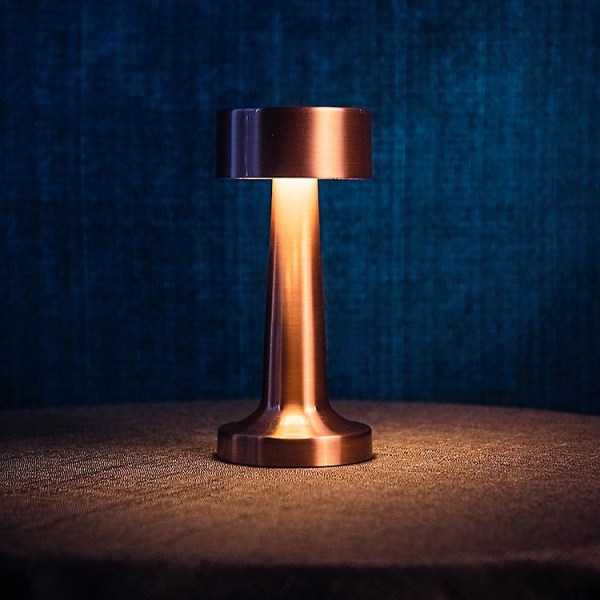 Touch Sensor Bar Rechargeable Table Lamps Gold