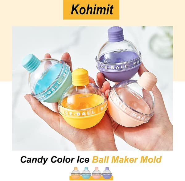 Light Bulbs Ice Mold Ice Ball Maker Diy Drink Whiskey Ice Mold Silicone yellow