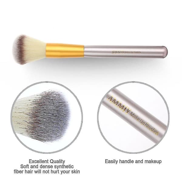18 Pcs Makeup Brush Set With Different Function, Professional Kabuki S