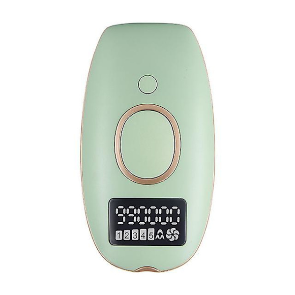 Ledningsdrevet Professionel IPL Epilator til Kvinder LCD Permanent Pulserende Lysenhed Laser Epilator Ansigts Krop Kvinde Smertefri Hårfjerning Light Green