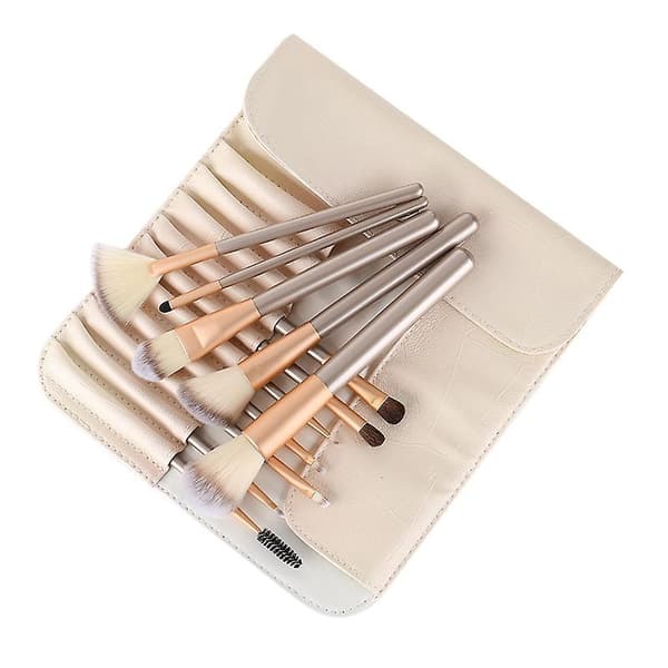 12/18/24pcs Makeup Brush Set Wooden Handle Foundation Brush Makeup Tools Makeup Brushes Set 12Pcs