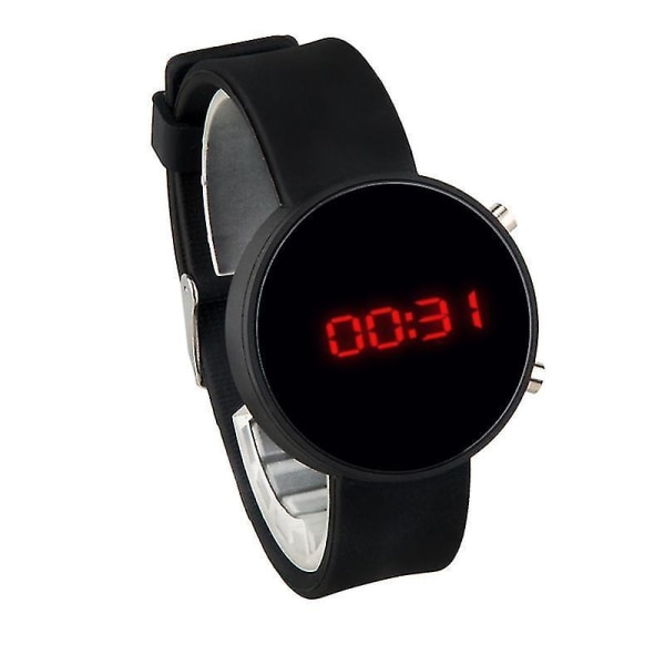 Women Digital Watches Led Display Watch Women Clock Digital Watchwanan) black