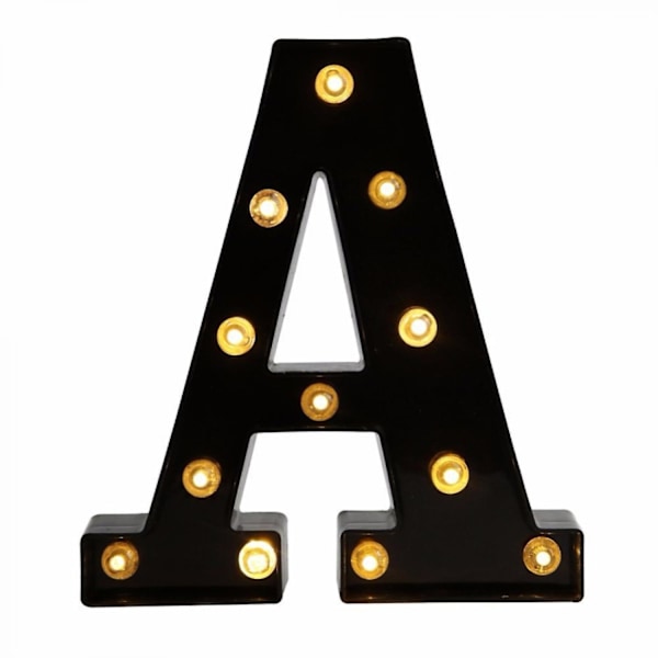 Led  Letter Lights New Design Light Up Black Letters For Events Wedding Party Birthday Home Bar Diy Decoration B091-361 A