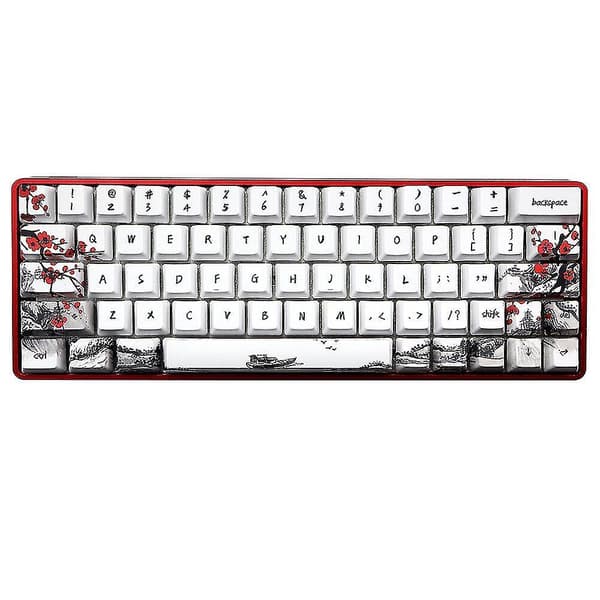 Plommeblomst Mekanisk Tastatur