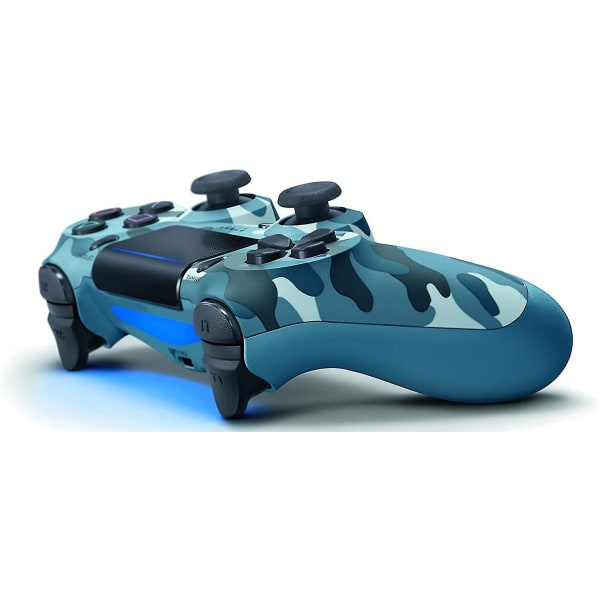 Wireless Game Controller Compatible With Ps4/ Slim/pro Console Blue Camouflage