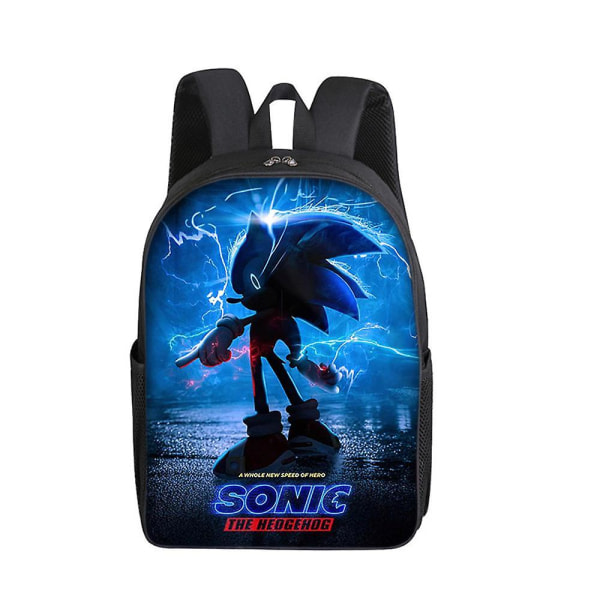 Sonic The Hedgehog 3d Backpack Students Books Cartoon Rucksack School Bag Boys Gift C