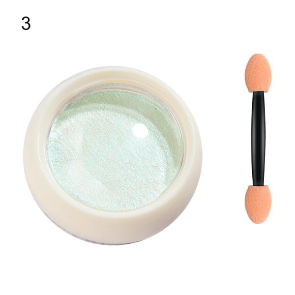 2g Mirror Effect Nail Aurora Powder Persistent With Brush Solid Chrome Manicure Art Decorations Rubbing Dust For Female 3