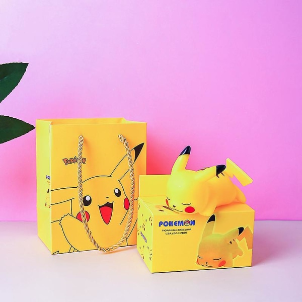 Pikachu Night Light Decoration 4pcs Ten batteries Gift bag