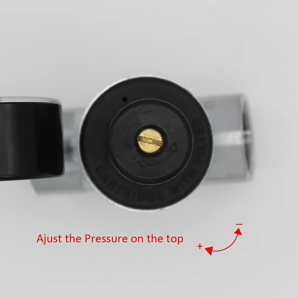 Dn20 Vann Trykkreduserer 3/4 Tommers Vanntrykksregulator Med Manometer
