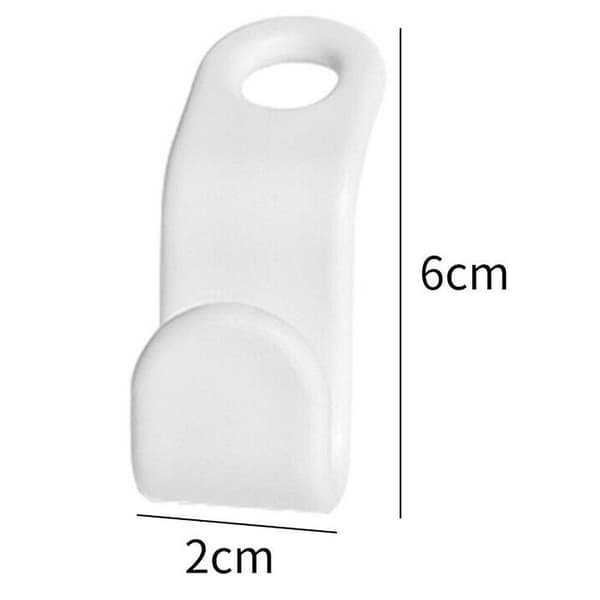 Kleshenger Koblingskroker Kaskaderende Hjemmeskap Klips Plassbesparende Organizer 12PCS