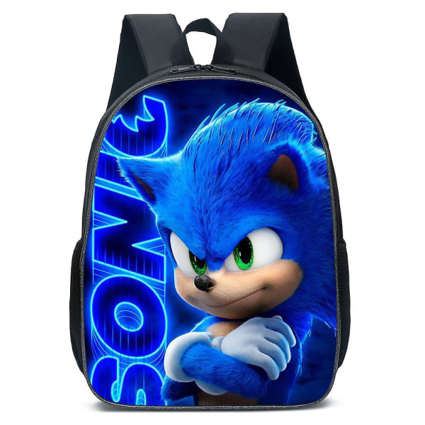 Sonic The Hedgehog Ryggsekk Reiseryggsekk Barn Studenter Skoleveske A