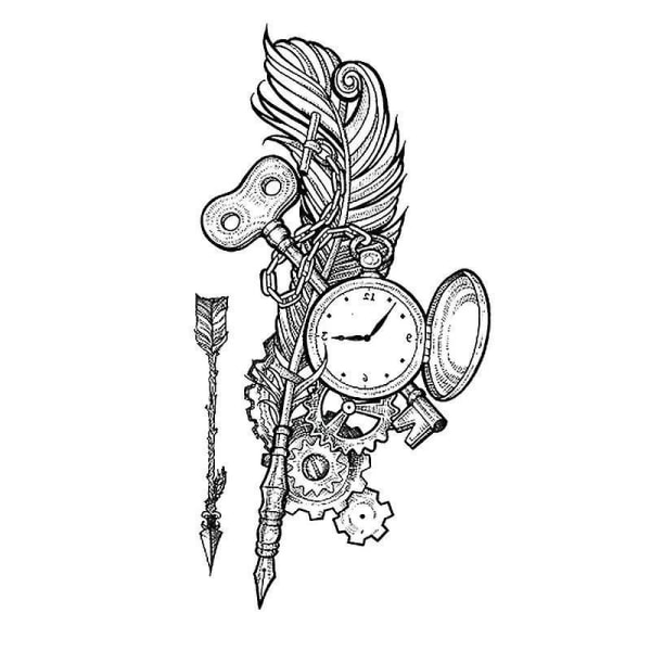 Temporary Tattoo Sticker For Men Women Waterproof Removable Body Art Stickers