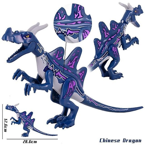 Brutal Raptor Building Jurassic Blocks World Mini Dinosaur Figures Bricks Dino Toys For Children Dinosaurios K