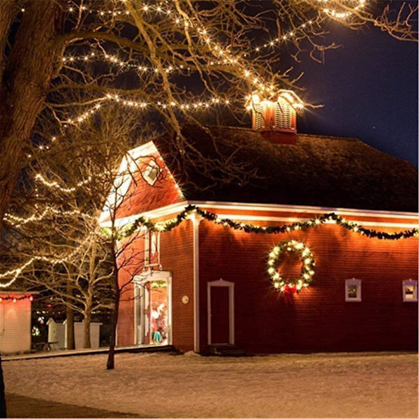 Led String Lights 100M 1000Leds Outdoor, Christmas Decoration Lights With 8 Modes, Ip44 Waterproof
