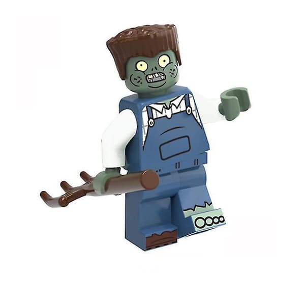 8 stk. Plants Vs. Zombies Serie Samlet Byggeklods Miniature Legetøj